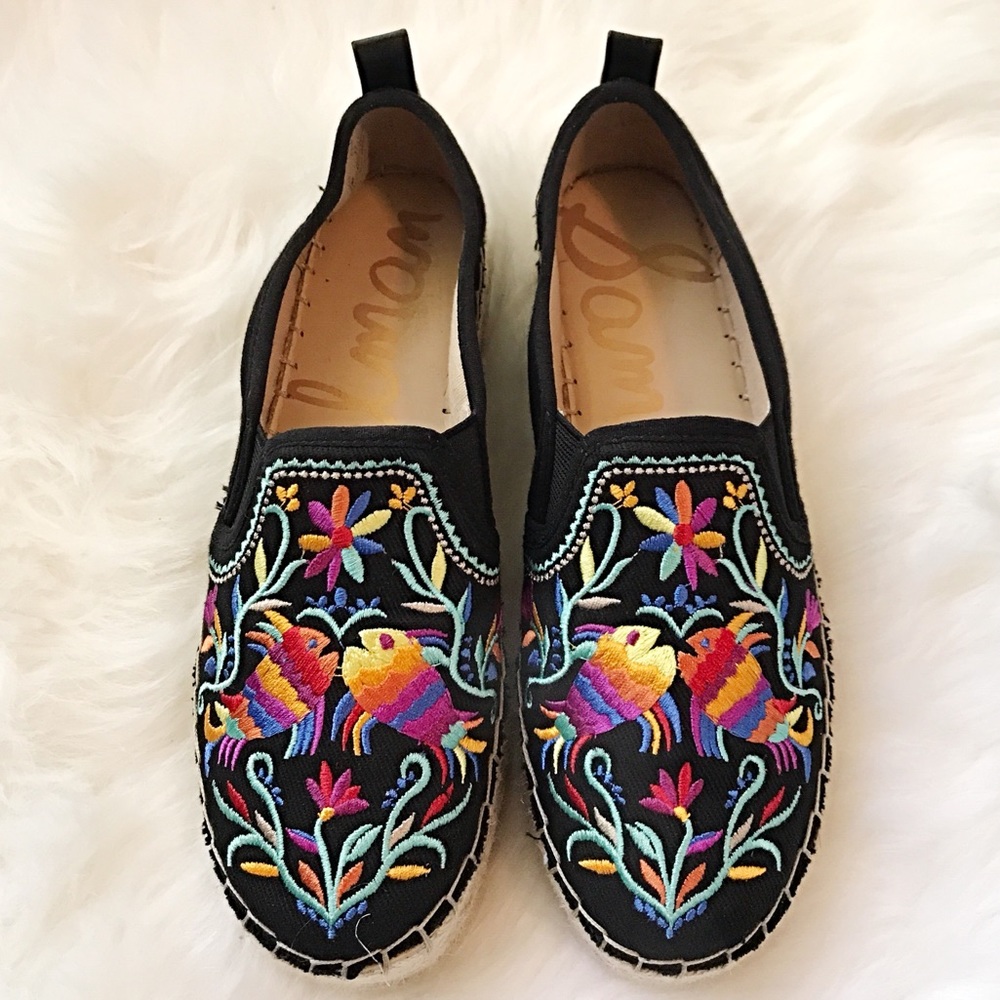 Sam Edelman Carrin Espadrille Platforms Size 7